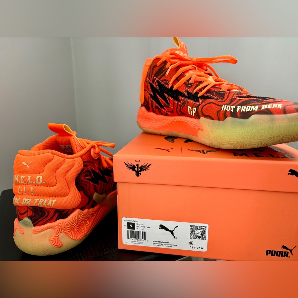 PUMA x LaMelo Ball MB.03 Halloween Basketball Shoes Men’s Size 9 - Picture 6 of 8